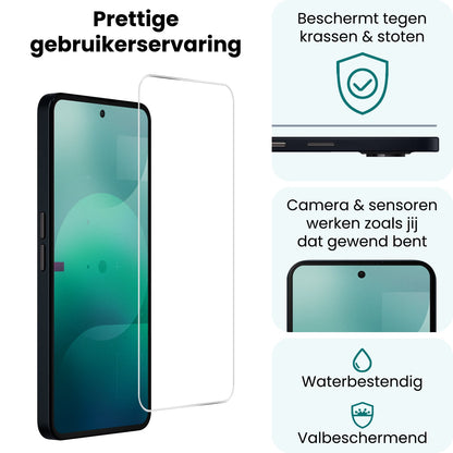 Forterra Nothing Phone 3a Pro Screenprotector Gehard Glas - Anti-kras