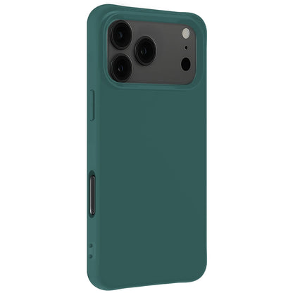Forterra iPhone 17 Pro Hoesje Siliconen Backcover Lichtgewicht - Donkergroen
