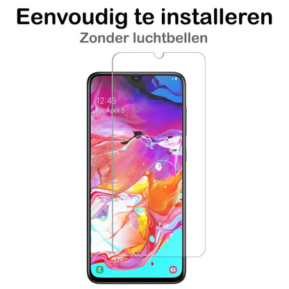 Forterra Samsung A70 Screenprotector Gehard Glas - Full Screen