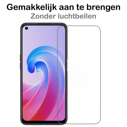Forterra OPPO A76 Screenprotector Gehard Glas - Anti-kras