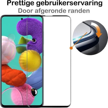 Forterra Samsung A51 Screenprotector Gehard Glas - Full Screen