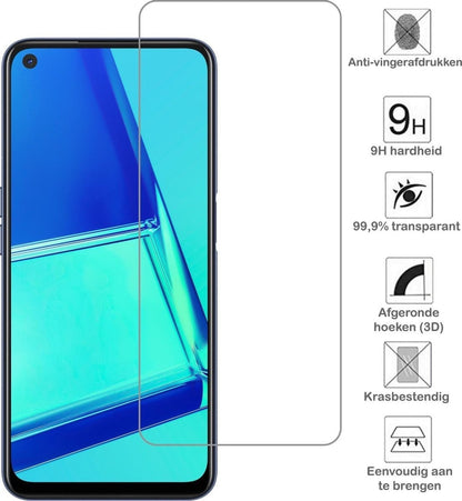 Forterra OPPO A52 Screenprotector Gehard Glas - Anti-kras