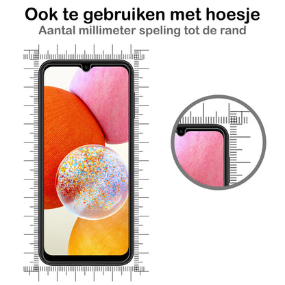 Forterra Samsung A14 Screenprotector Gehard Glas - Anti-kras