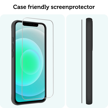 Forterra iPhone 12 Pro Max Screenprotector Gehard Glas met Installatieframe