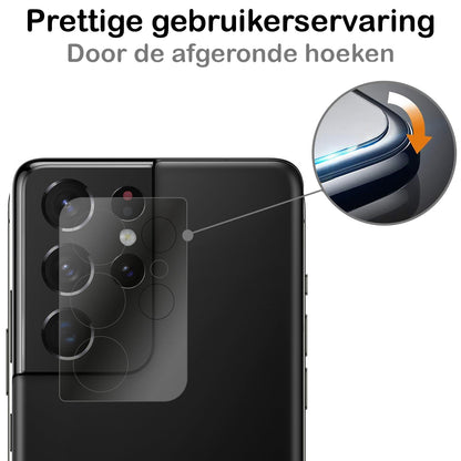Forterra Samsung S21 Ultra Camera Screenprotector Gehard Glas