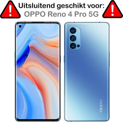 Forterra OPPO Reno 4 Pro 5G Hoesje Shockproof Backcover Siliconen - Transparant