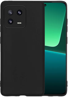Forterra Xiaomi 13 Hoesje Siliconen Backcover Lichtgewicht - Zwart