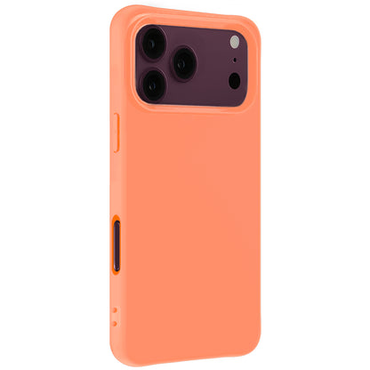 Forterra iPhone 18 Pro Hoesje Siliconen Backcover Lichtgewicht - Perzik