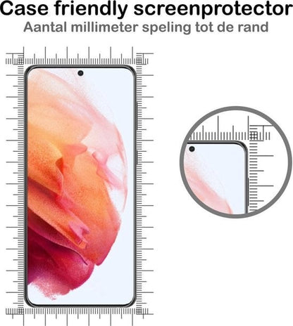 Forterra Samsung S21 Screenprotector Gehard Glas - Volledige dekking
