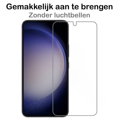 Forterra Samsung S23 Plus Screenprotector Gehard Glas - Anti-kras