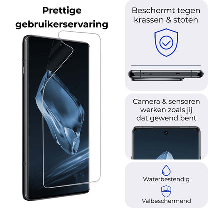 Forterra OnePlus 12 Screenprotector Soft TPU - Full Screen