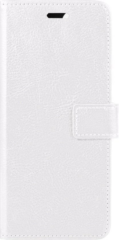 Forterra Samsung A22 5G Hoesje Bookcase Cover met Kaarthouder - Wit