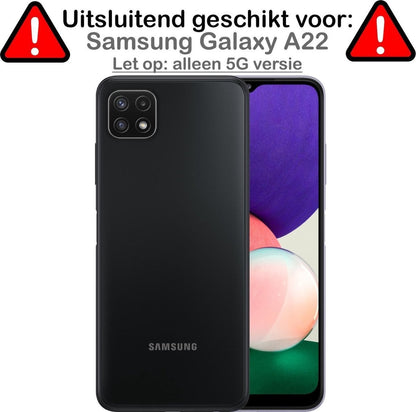 Forterra Samsung A22 5G Screenprotector Gehard Glas - Full Screen