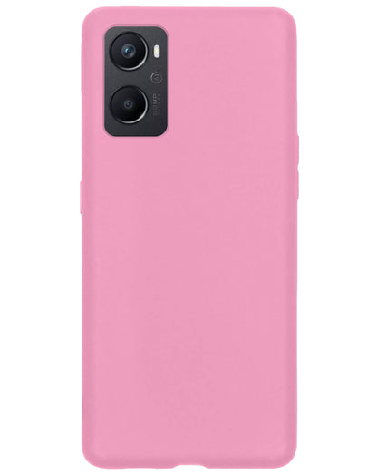 Forterra OPPO A76 Hoesje Siliconen Backcover Lichtgewicht - Lichtroze
