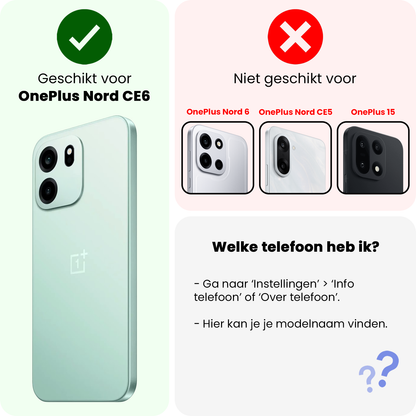 Forterra OnePlus Nord CE6 Screenprotector Gehard Glas - Full Screen