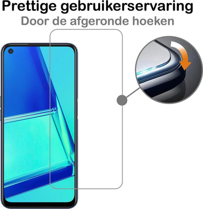 Forterra OPPO A52 Screenprotector Gehard Glas - Anti-kras