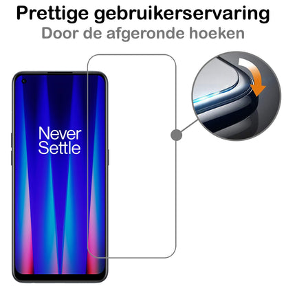 Forterra OnePlus Nord CE 2 Screenprotector Gehard Glas - Anti-kras