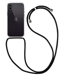 Forterra iPhone X Hoesje met Koord Backcover Shockproof - Transparant