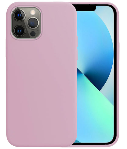 Forterra iPhone 14 Pro Hoesje Siliconen Backcover Lichtgewicht - Lila