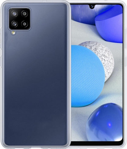 Forterra Samsung A42 Hoesje Siliconen Backcover Lichtgewicht - Transparant