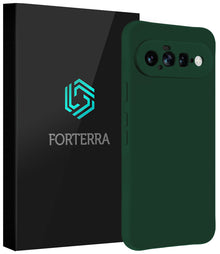 Forterra Google Pixel 11 Hoesje Siliconen Backcover Lichtgewicht - Donkergroen