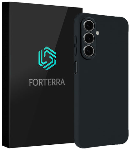 Forterra Samsung A27 Hoesje Siliconen Backcover Lichtgewicht - Donkerblauw