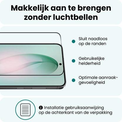 Forterra Samsung S26 Screenprotector Gehard Glas - Full Screen