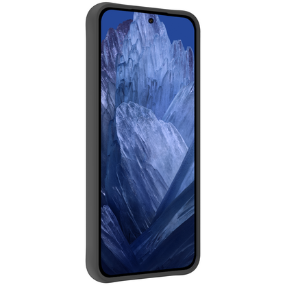 Forterra Google Pixel 8a Hoesje Siliconen Backcover Lichtgewicht - Zwart