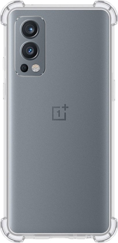 Forterra OnePlus Nord 2 Hoesje Shockproof Backcover Siliconen - Transparant