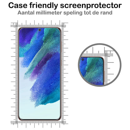 Forterra Samsung S21 FE Screenprotector Gehard Glas - Full Screen
