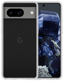 Forterra Google Pixel 8 Hoesje Siliconen Backcover Lichtgewicht - Transparant