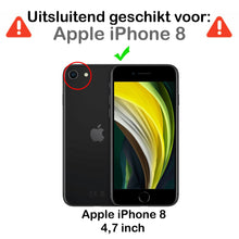 Forterra iPhone 8 Hoesje Bookcase Cover met Kaarthouder - Donkerblauw