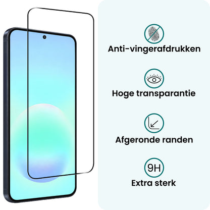 Forterra Samsung A57 Screenprotector Gehard Glas - Full Screen