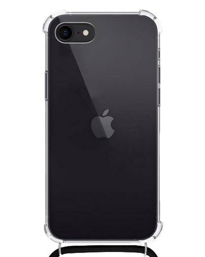 Forterra iPhone 8 Hoesje met Koord Backcover Shockproof - Transparant