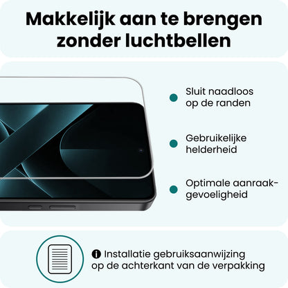Forterra Xiaomi Poco X7 Pro Screenprotector Gehard Glas - Anti-kras