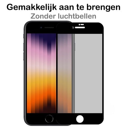 Forterra iPhone SE 2022 Screenprotector Gehard Glas - Privacy