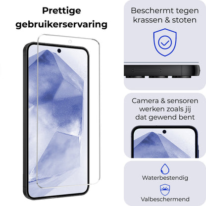 Forterra Samsung A55 Screenprotector Gehard Glas - Anti-kras
