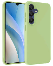 Forterra Samsung A15 Hoesje Siliconen Backcover Lichtgewicht - Groen
