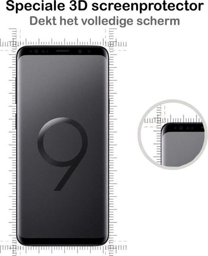 Forterra Samsung S9 Screenprotector Gehard Glas - Full Screen