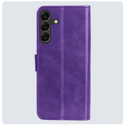 Forterra Samsung S23 FE Hoesje Bookcase Cover met Kaarthouder - Paars