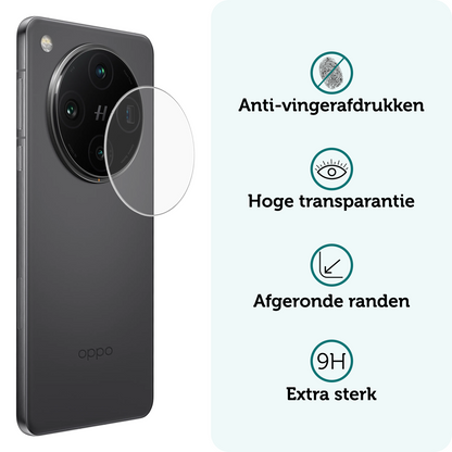 Forterra OPPO Find X8 Camera Screenprotector Gehard Glas