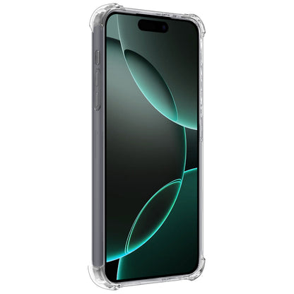 Forterra iPhone 16 Pro Hoesje Kaarthouder Backcover Shockproof - Transparant