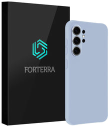 Forterra Samsung S26 Ultra Hoesje Siliconen Backcover Lichtgewicht - Lichtblauw