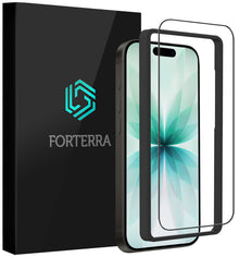 Forterra iPhone 17 Screenprotector Gehard Glas met Installatieframe