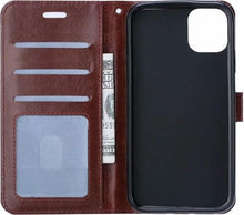 Forterra iPhone 11 Pro Max Hoesje Bookcase Cover met Kaarthouder - Bruin