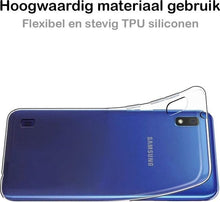 Forterra Samsung M10/A10 Hoesje Siliconen Backcover Lichtgewicht - Transparant
