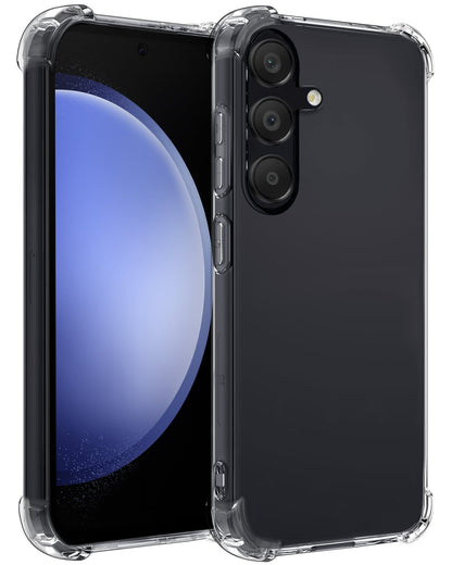 Forterra Samsung S23 FE Hoesje Shockproof Backcover Siliconen - Transparant