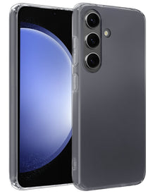 Forterra Samsung S23 FE Hoesje Siliconen Backcover Lichtgewicht - Transparant