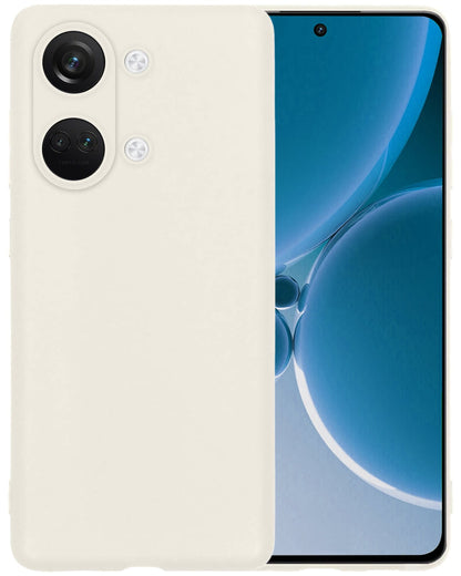 Forterra OnePlus Nord 3 Hoesje Siliconen Backcover Lichtgewicht - Wit
