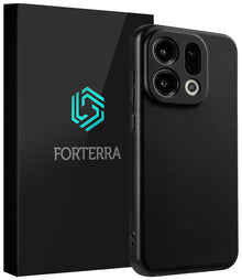 Forterra OPPO Find X9 Hoesje Siliconen Backcover Lichtgewicht - Zwart